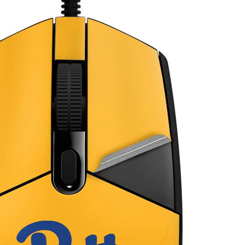 University of Pittsburgh Pitt Panthers Yellow G203 Prodigy RGB Wired Gaming Mouse Skin